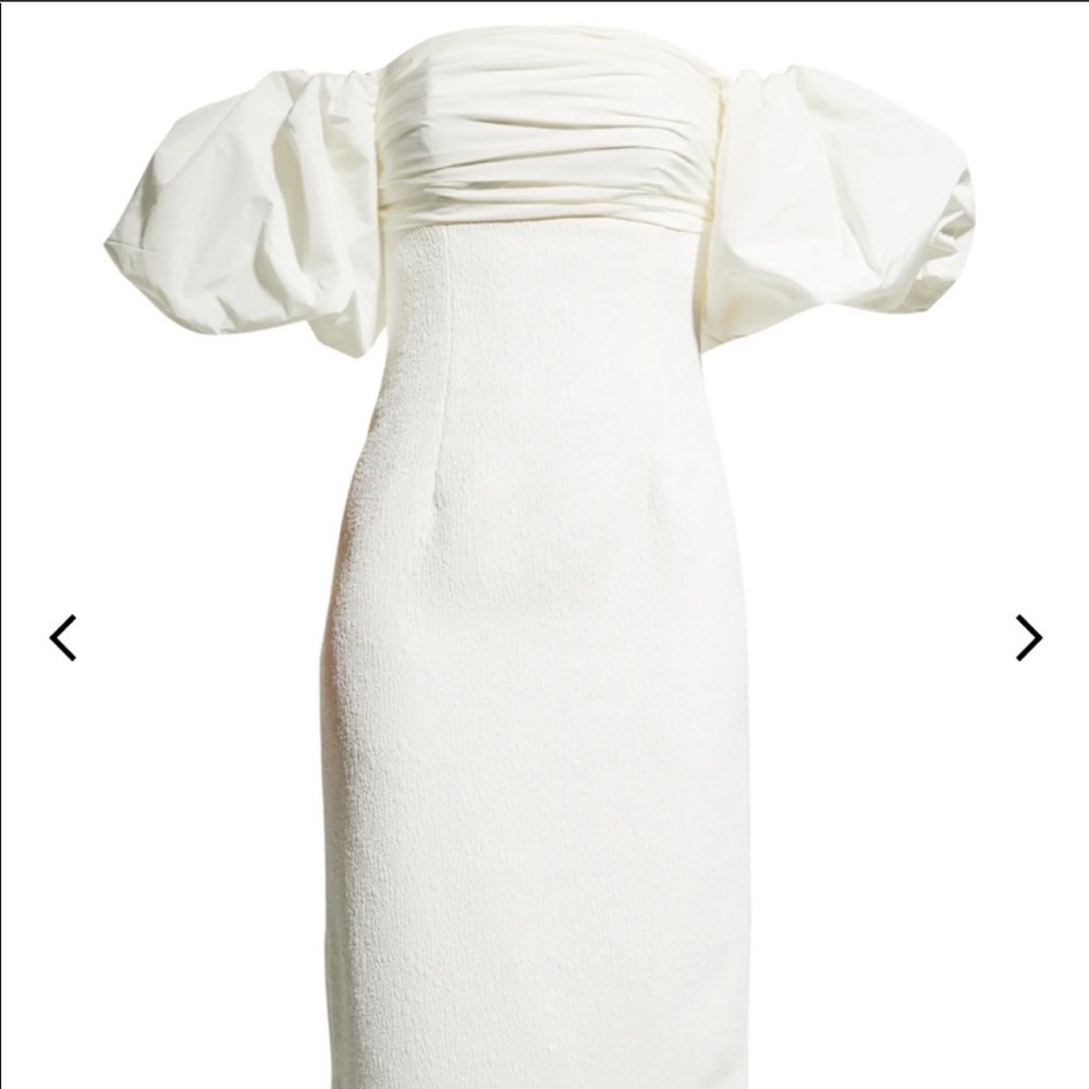 ** LIKE NEW ** Rebecca Vallance Genevieve Puff-Sleeve Dress - Size 8